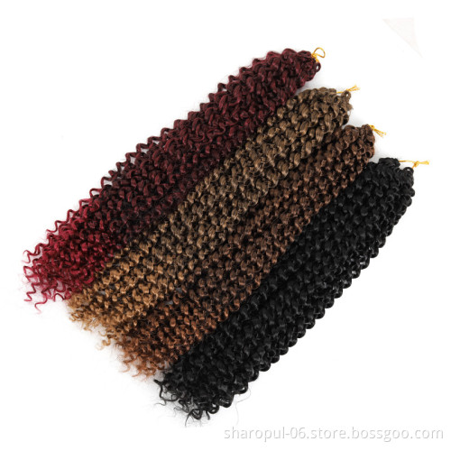 Passion Twist Hair Crochet Braid Extensions Water Wave Synthetic Crotchet Braids crochet Braiding Hair